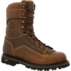Men's Georgia AMP LT Low Heel Composite Toe Waterproof Logger Work Boot #GB00473