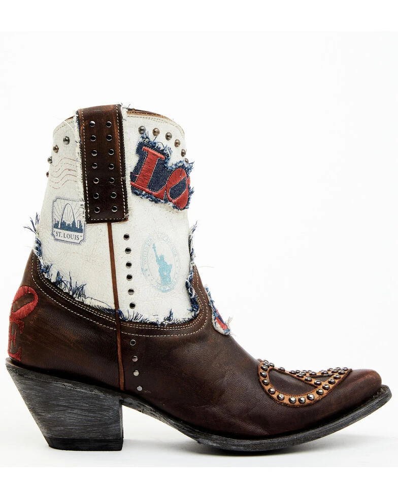 Women's Yippee Ku Yay By Old Gringo Love & Peace Western Boot #YBL533-2 - Image 3
