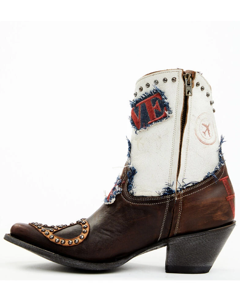 Women's Yippee Ku Yay By Old Gringo Love & Peace Western Boot #YBL533-2 - Image 2