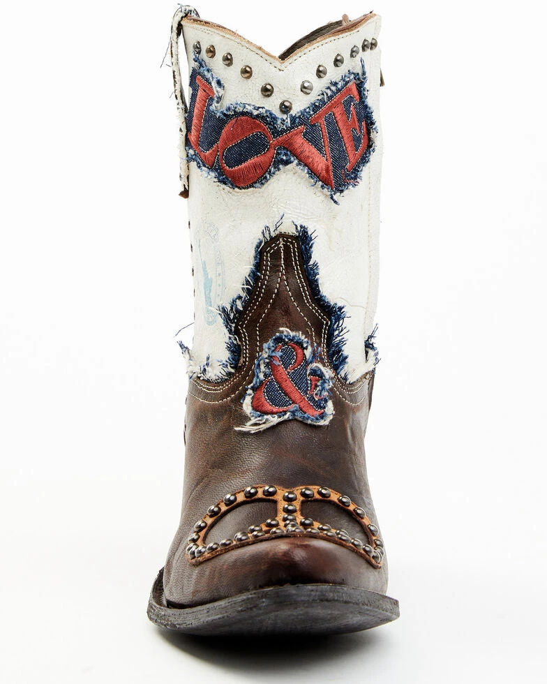 Women's Yippee Ku Yay By Old Gringo Love & Peace Western Boot #YBL533-2 - Image 5