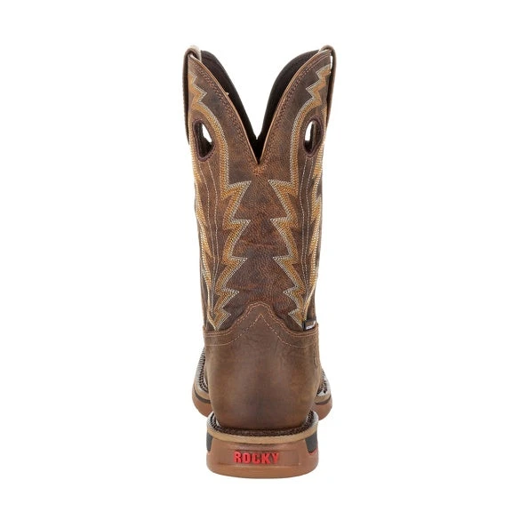 Rocky Boots Men's Rocky Long Range Composite Toe Waterproof Western Boot #RKW0303 - Image 2