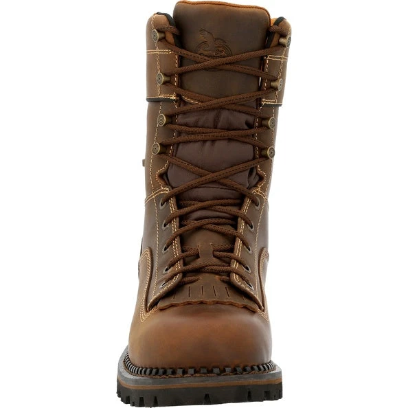 Men's Georgia AMP LT Low Heel Composite Toe Waterproof Logger Work Boot #GB00473 - Image 8