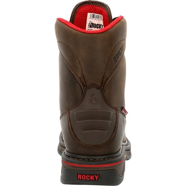 Men's Rocky Iron Skull Composite Toe Waterproof Lacer Work Boot #RKW0361 - Image 9