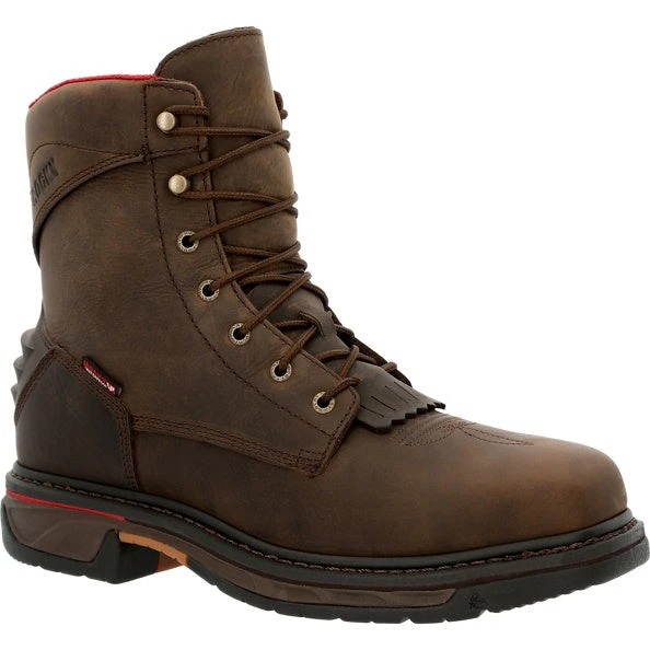 Men's Rocky Iron Skull Composite Toe Waterproof Lacer Work Boot #RKW0361 - Image 2