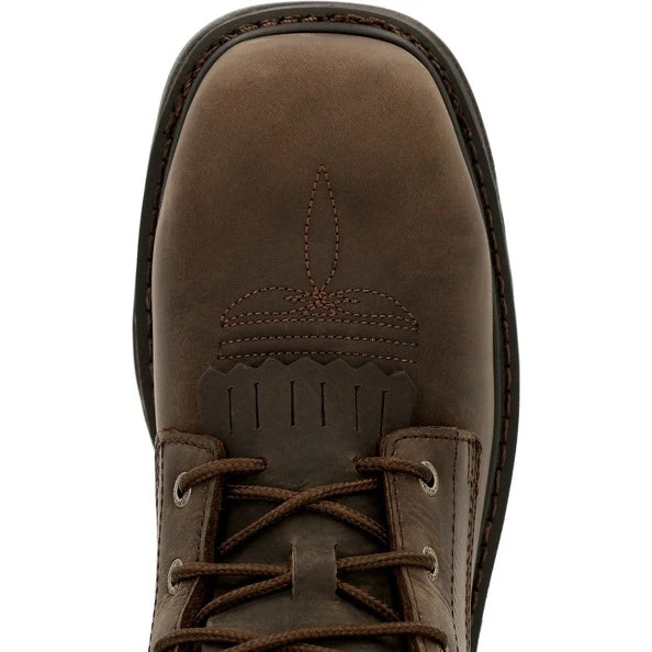 Men's Rocky Iron Skull Composite Toe Waterproof Lacer Work Boot #RKW0361 - Image 6
