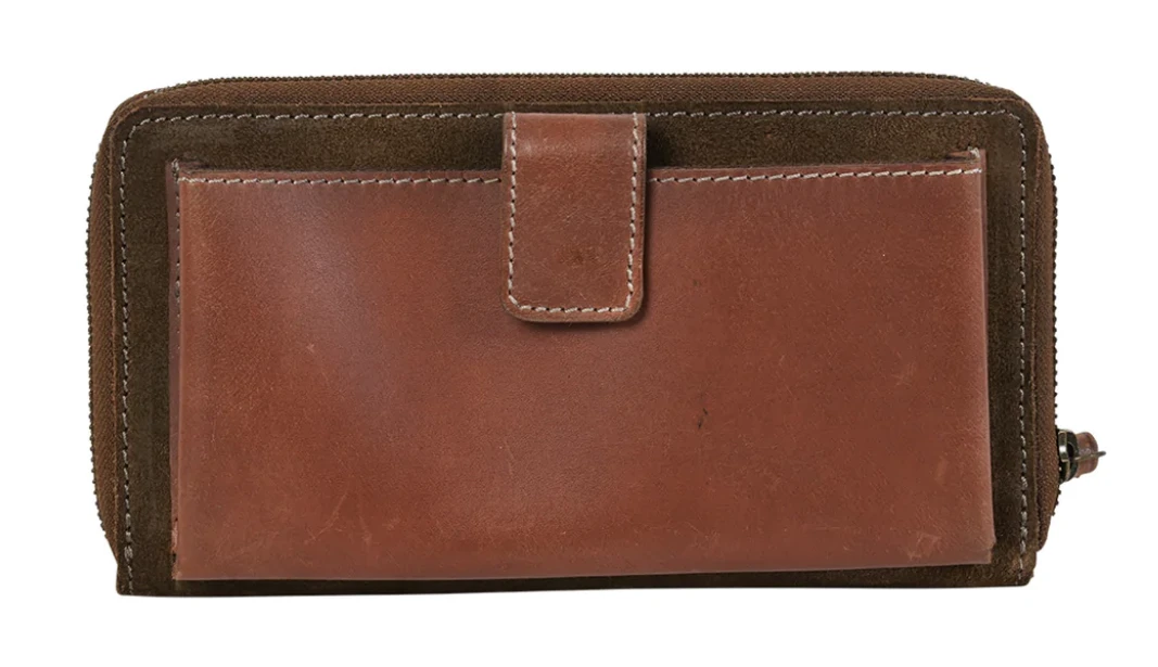 Women's STS Ranch Wear Cowhide Saddle Tramp Bentley Wallet #STS61378 - Image 2