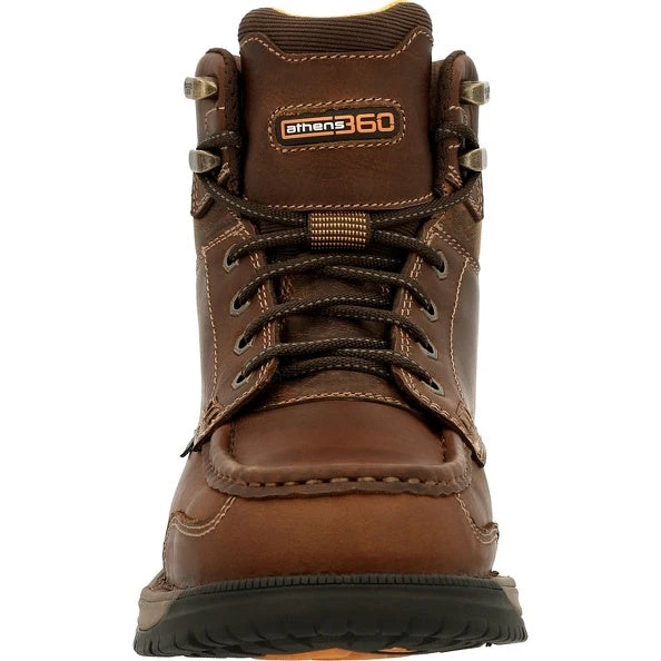Men's Georgia Athens 360 Waterproof Steel Toe Work Boot #GB00468 - Image 5