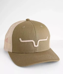 Men's Kimes Weekly Trucker Moss/Tan Cap