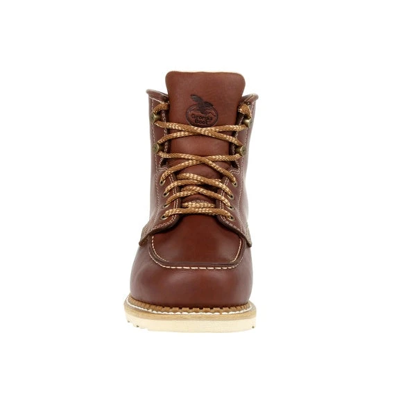 Men's Georgia Wedge Moc Toe Work Boot #GB00358 - Image 4