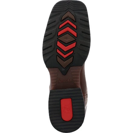 Men's Rocky Tall Oak Western Boot #RKW0405 - Image 2