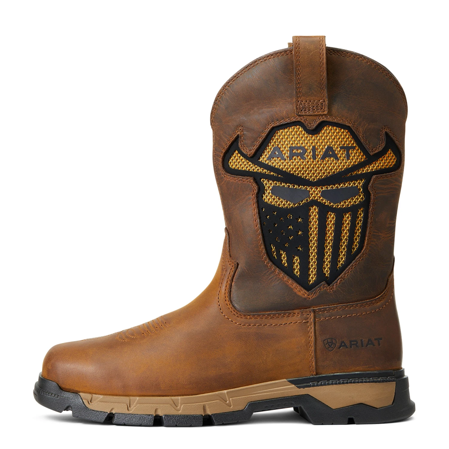 Men's Ariat Rebar Flex Western VentTEK Incognito Work Boot #10040436 - Image 6