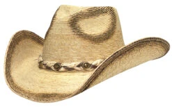 3D Belt Co. Sabinal Palm Leaf Straw Hat #D28750