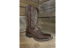 Women's Nocona Brown Floral Boot #NL5447