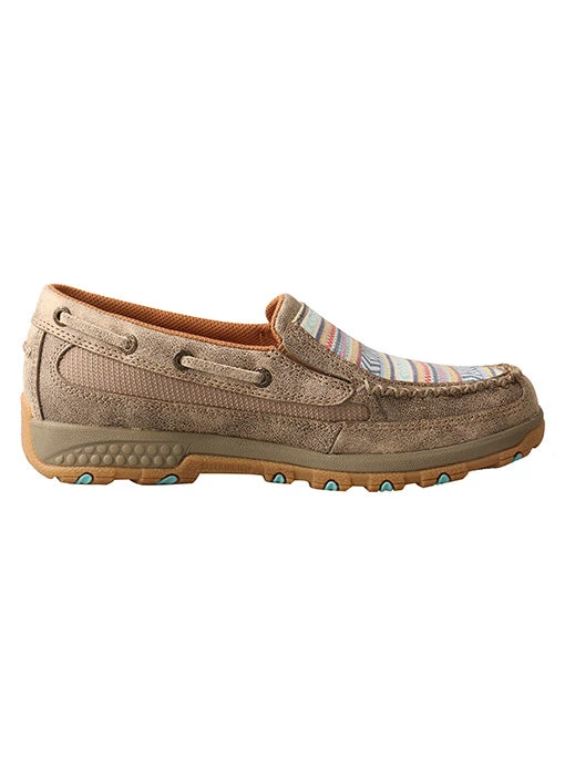 Women's Twisted X Boat Shoe Driving Moc With CellStretch #WXC0008 - Image 3