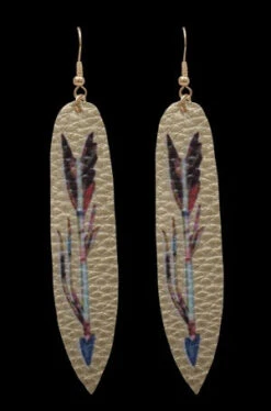 Women's Silver Strike Earrings #DE0598IV