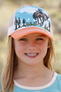 Cinch Girl's Cruel Girl Cowgirl Print Cap #CCC0042017MUL