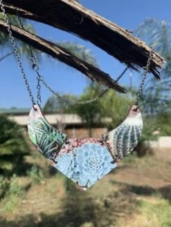 Green Tree Necklace #6134