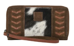 Women's STS Ranch Wear Cowhide Saddle Tramp Bentley Wallet #STS61378