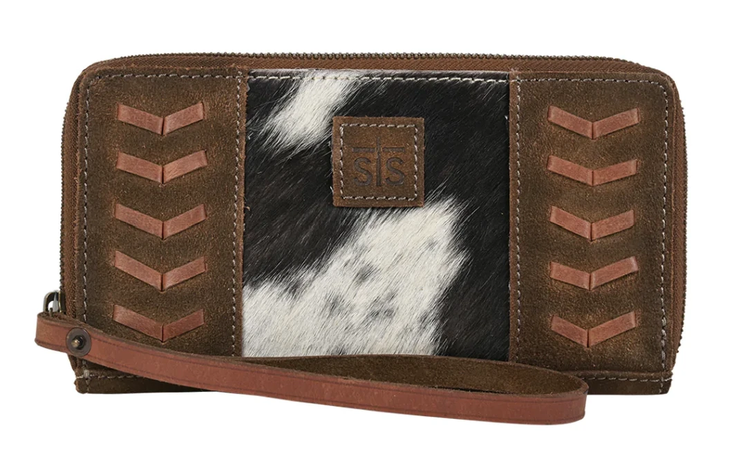 Women's STS Ranch Wear Cowhide Saddle Tramp Bentley Wallet #STS61378