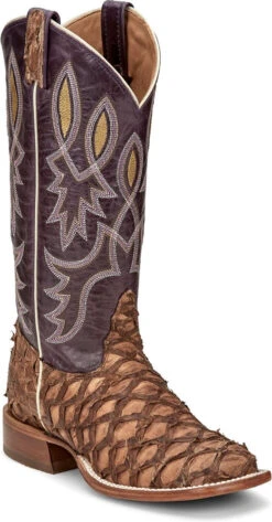 Women's Tony Lama Delora Pirarucu Boot #SA6054