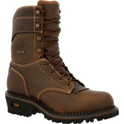 Men's Georgia AMP LT Logger Composite Toe Insulated Waterproof Work Boot #GB00491