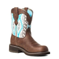 Women's Ariat Fatbaby Heritage Twill Western Boot #10034039